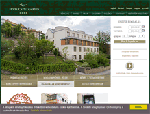 Tablet Screenshot of hotelcastlegarden.com
